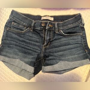 Dark Blue Low rise Abercrombie & Fitch shorts